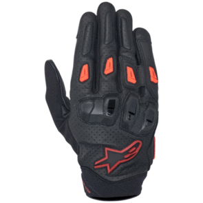 ALPINESTARS ROAD SP X 7 GLOVES BLACK/DARK RED/RED FLUORO