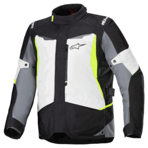 ALPINESTARS ROAD ST-1 WATERPROOF JACKET ICE GRAY/BLACK/YELLOW FLUORO