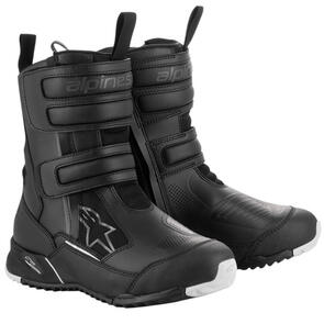 ALPINESTARS ROAD STELLA RT-7 DRYSTAR BOOTS BLACK/BLACK