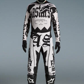 ALPINESTARS TECHSTAR LIMITED EDITION WOLF DUST JERSEY AND PANTS DUNE BLACK