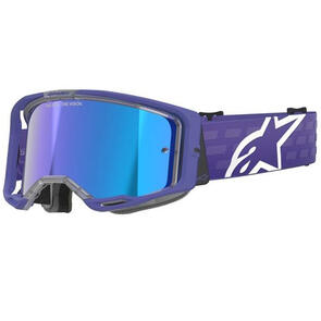 ALPINESTARS VISION CORP 8 GOGGLE PURPLE MIRROR BLUE LENS