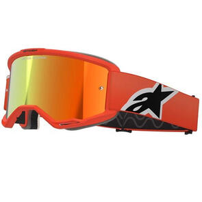 ALPINESTARS VISION CORP 5 GOGGLE ORANGE MIRROR RED LENS