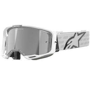 ALPINESTARS VISION CORP 8 GOGGLE WHITE MIRROR SILVER LENS