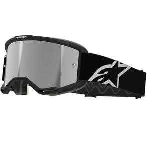 ALPINESTARS VISION CORP 5 GOGGLE BLACK MIRROR SILVER LENS