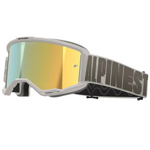 ALPINESTARS VISION HOLLOW 5 GOGGLE WIND MIRROR GOLD LENS