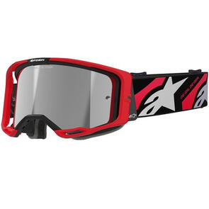 ALPINESTARS VISION LUAR 8 GOGGLE RED/BLACK MIRROR SILVER LENS