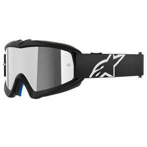 ALPINESTARS VISION YOUTH CORP GOGGLE BLACK MIRROR SILVER LENS