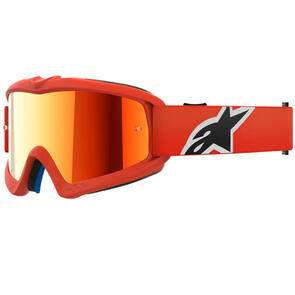 ALPINESTARS VISION YOUTH CORP GOGGLE ORANGE MIRROR RED LENS