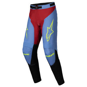 ALPINESTARS 2025 RACER OCURI PANTS BLUE/RED/YELLOW FLUORO