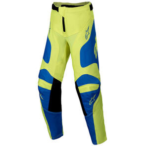 ALPINESTARS 2025 YOUTH RACER VEIL PANTS YELLOW FLUORO/BLUE