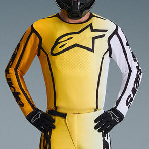 ALPINESTARS 2026 FLUID APEX JERSEY YELLOW/BLACK