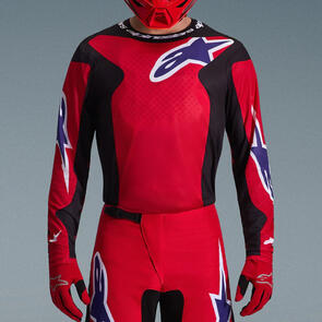 ALPINESTARS 2026 FLUID GRID JERSEY RED/BLACK/PURPLE