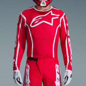 ALPINESTARS 2026 FLUID APEX JERSEY RED/WHITE