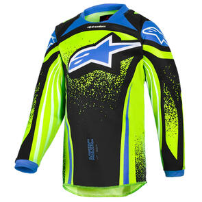 ALPINESTARS 2026 KIDS RACER NOMUR JERSEY DARK NAVY/YELLOW FLUORO/UCLA BLUE