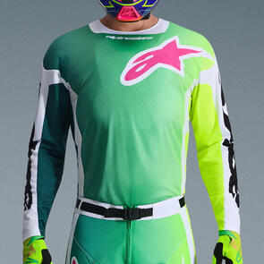 ALPINESTARS 2026 RACER PORTL JERSEY GREEN/WHITE/BLACK