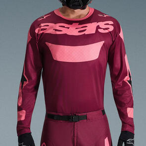 ALPINESTARS 2026 RACER RIWAY JERSEY DARK RED/CORAL