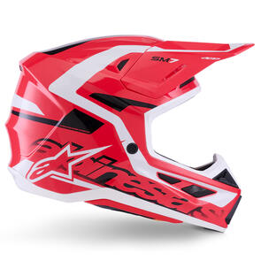 ALPINESTARS 2026 S-M7 DEED HELMET RED/BLACK/WHITE GLOSS