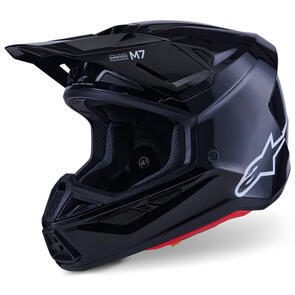 ALPINESTARS 2026 S-M7 HELMET SOLID GLOSS BLACK