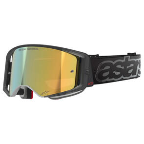 ALPINESTARS 2026 SUPERTECH VISION VISTA GOGGLE BLACK MIRROR GOLD LENS
