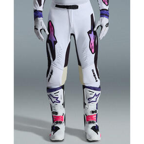 ALPINESTARS 2026 SUPERTECH AFD PRO VISTA PANTS WHITE/PURPLE/BLACK