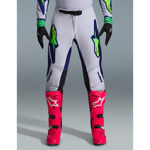 ALPINESTARS 2026 SUPERTECH VISTA PANTS LIGHT GRAY/YELLOW FLUORO/BLUE