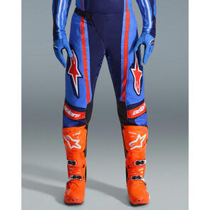 ALPINESTARS 2026 TECHSTAR NOMUR PANTS DARK NAVY/ORANGE/UCLA BLUE
