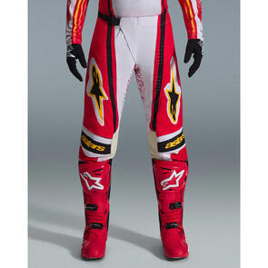 ALPINESTARS 2026 TECHSTAR NOMUR PANTS LIGHT GRAY/RED/BLACK