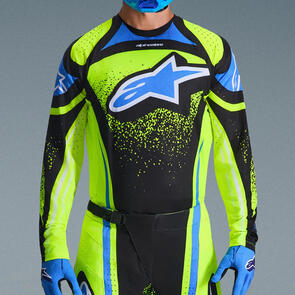 ALPINESTARS 2026 TECHSTAR NOMUR JERSEY DARK NAVY/YELLOW FLUORO/UCLA BLUE