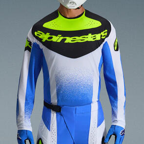 ALPINESTARS 2026 TECHSTAR KNIF JERSEY UCLA BLUE/BLACK/YELLOW FLUORO