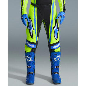 ALPINESTARS 2026 TECHSTAR NOMUR PANTS DARK NAVY/YELLOW FLUORO/UCLA BLUE