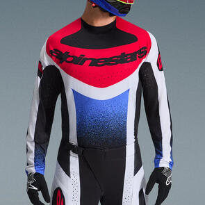 ALPINESTARS 2026 TECHSTAR KNIF JERSEY BLACK/WHITE/RED