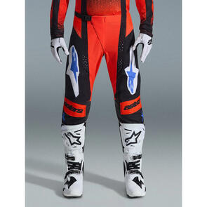 ALPINESTARS 2026 TECHSTAR KNIF PANTS ORANGE/BLACK/UCLA BLUE