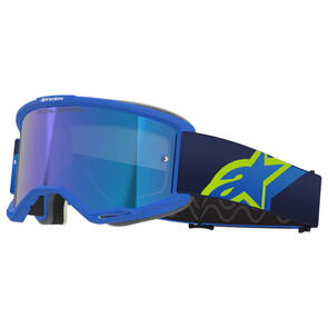 ALPINESTARS 2026 VISION 5 CORP GOGGLE BLUE/YELLOW FLUORO MIRROR BLUE LENS