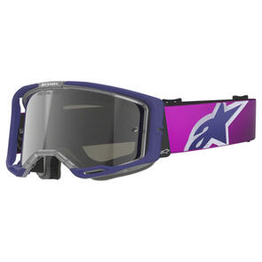 ALPINESTARS 2026 VISION 8 CORP GOGGLE PURPLE/LIGHT GRAY MIRROR SILVER LENS
