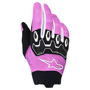 ALPINESTARS 2026 WOMENS STELLA FULL BORE GLOVES VIOLET/WHITE/BLACK