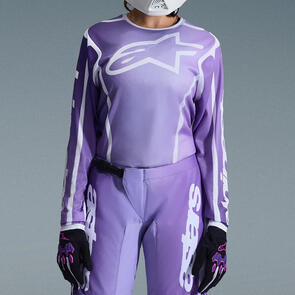 ALPINESTARS 2026 WOMENS STELLA FLUID APEX JERSEY VIOLET/WHITE