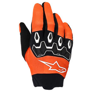 ALPINESTARS 2026 YOUTH FULL BORE GLOVES ORANGE/WHITE/BLACK