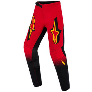 ALPINESTARS 2026 YOUTH SUPERTECH SCENZ PANTS RED/BLACK/YELLOW