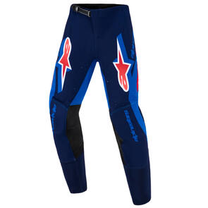 ALPINESTARS 2026 YOUTH SUPERTECH VISTA PANTS DARK NAVY/HOT CORAL/COBALT