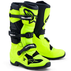 ALPINESTARS 2027 TECH-7S MX BOOTS YELLOW FLUORO/BLACK