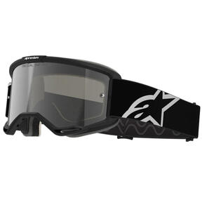 ALPINESTARS 2027 VISION 5 CORP 2 GOGGLE BLACK/WHITE MIRROR SILVER LENS