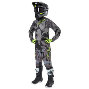ALPINESTARS 2024 YOUTH RACER TACTICAL JERSEY/PANT CAST GRAY