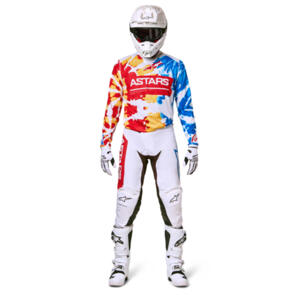 ALPINESTARS 2022 RACER SQUAD JERSEY AND PANTS WHITE/RED/YELLOW