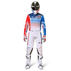 ALPINESTARS 2022 RACER COMPASS JERSEY AND PANTS OFF WHITE/RED