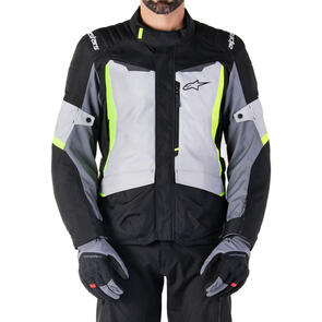 ALPINESTARS ROAD ST-1 WATERPROOF JACKET ICE GRAY/BLACK/YELLOW FLUORO