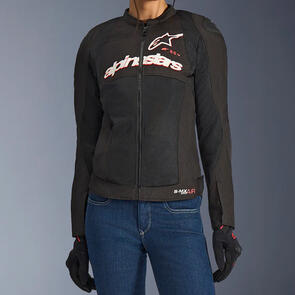 ALPINESTARS ROAD STELLA SMX AIR JACKET BLACK/WHITE/RED FLUORO