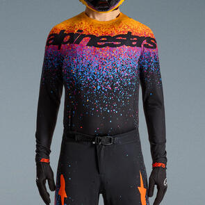 ALPINESTARS SUPERTECH LIMITED EDITION BLACK HOLE JERSEY BLACK BURST