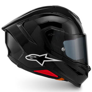 ALPINESTARS SUPERTECH R7 HELMET SOLID BLACK GLOSS