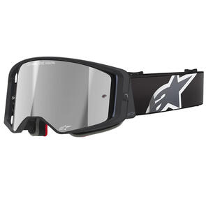 ALPINESTARS SUPERTECH CORP GOGGLE BLACK/GREY MIRROR SILVER LENS