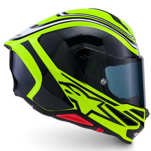 ALPINESTARS SUPERTECH R7 HELMET ZEAL YELLOW FLUORO/BLACK/WHITE